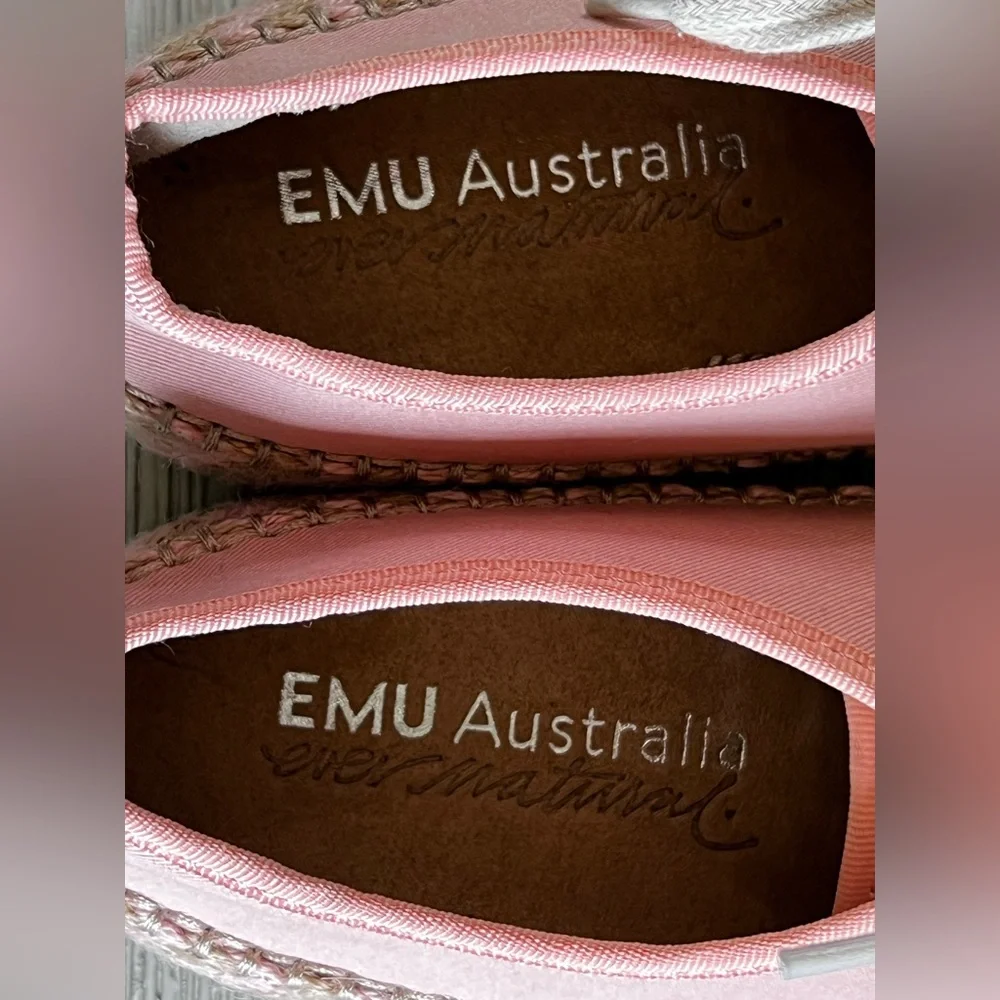 NWOT!! EMU Australia Pink Espadrilles